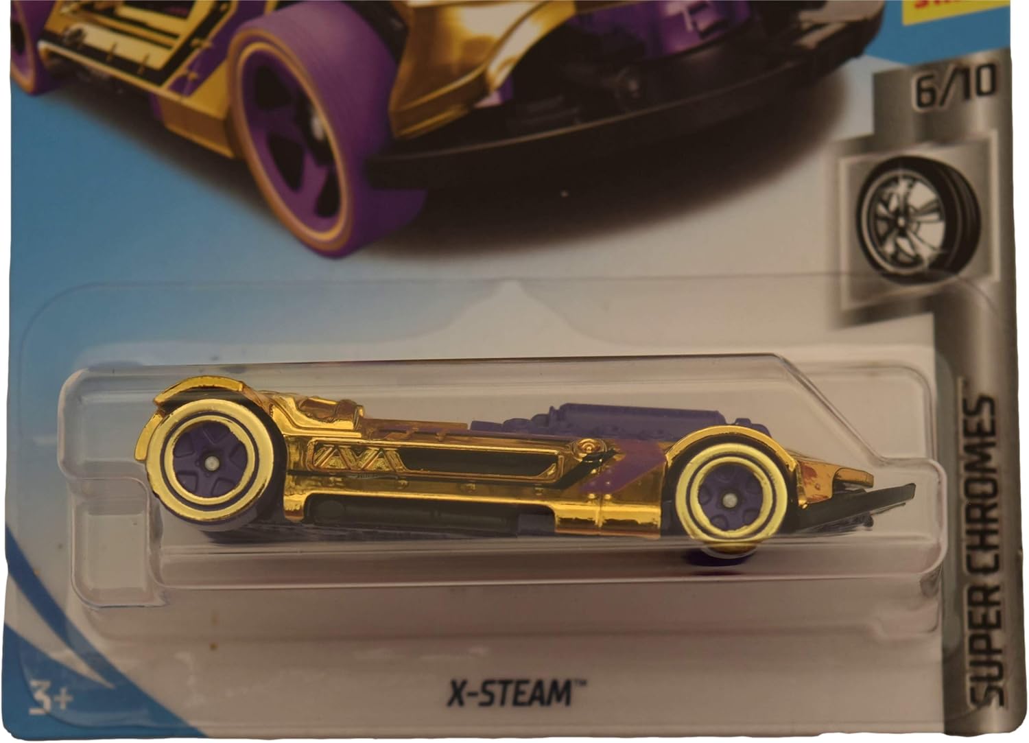 Hot Wheels X-Steam 209/365, Gold/Purple