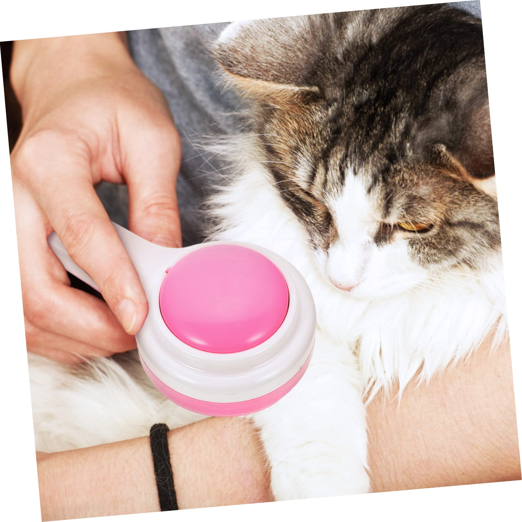 CORHAD Grooming Comb for Cats and Kittens Ergonomic Handle Pet Accessory High Density Curved for Hair Removal for Reducing Shedding and Keeping Your Home