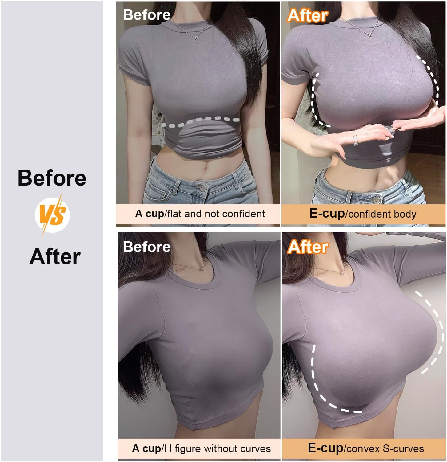 Mastectomy Bra with Breast Form Seamless Jelly Post-Surgery Pocket Bra for Breast Prosthesis Enhancement Inserts