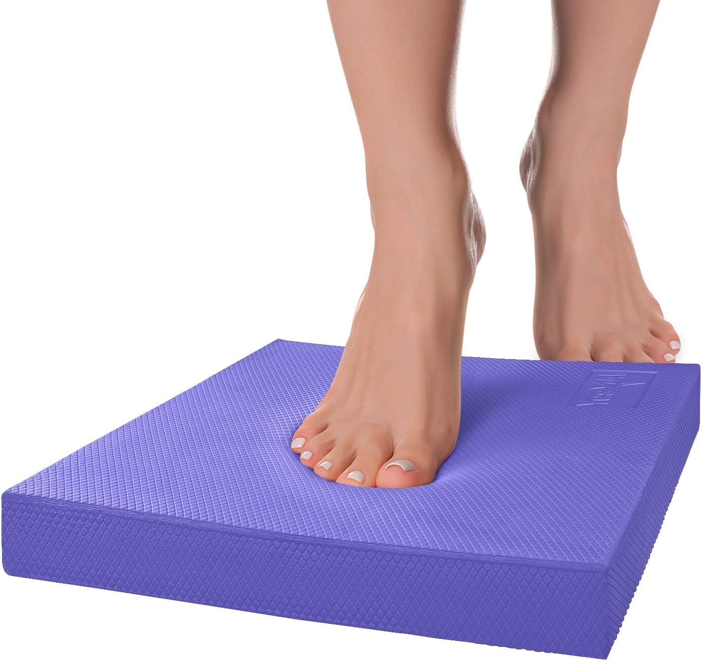 Yes4All Foam Exercise Pad/Balance Pads for Physical Therapy and Balance Exercises, Suitable for Home, Work, Rehabilitation (Purple - XLarge)