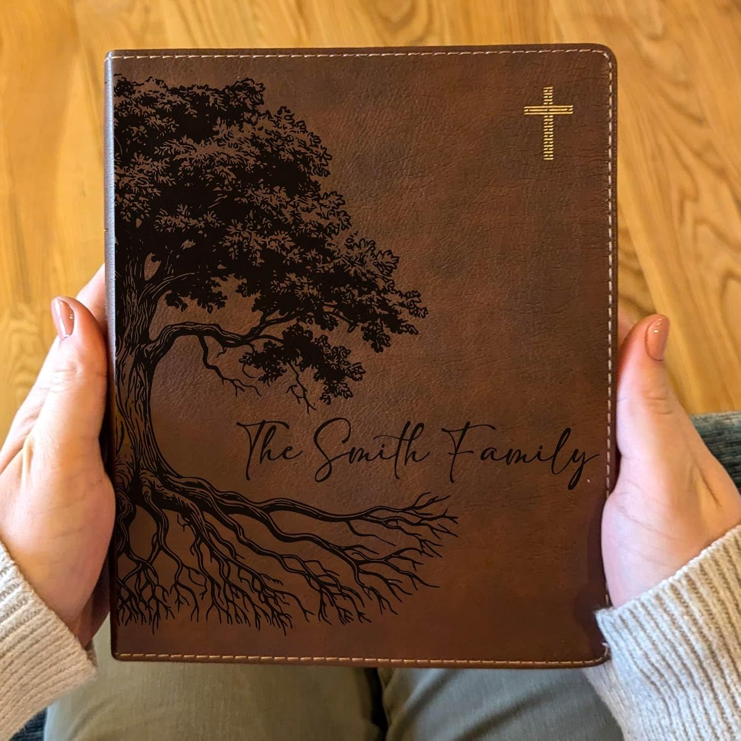 Farm and Posh NIV Journaling Bible with Tree (Tree on Side)