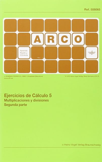 Portada de Ejerc. calculo 5 multip.-div. 2 parte