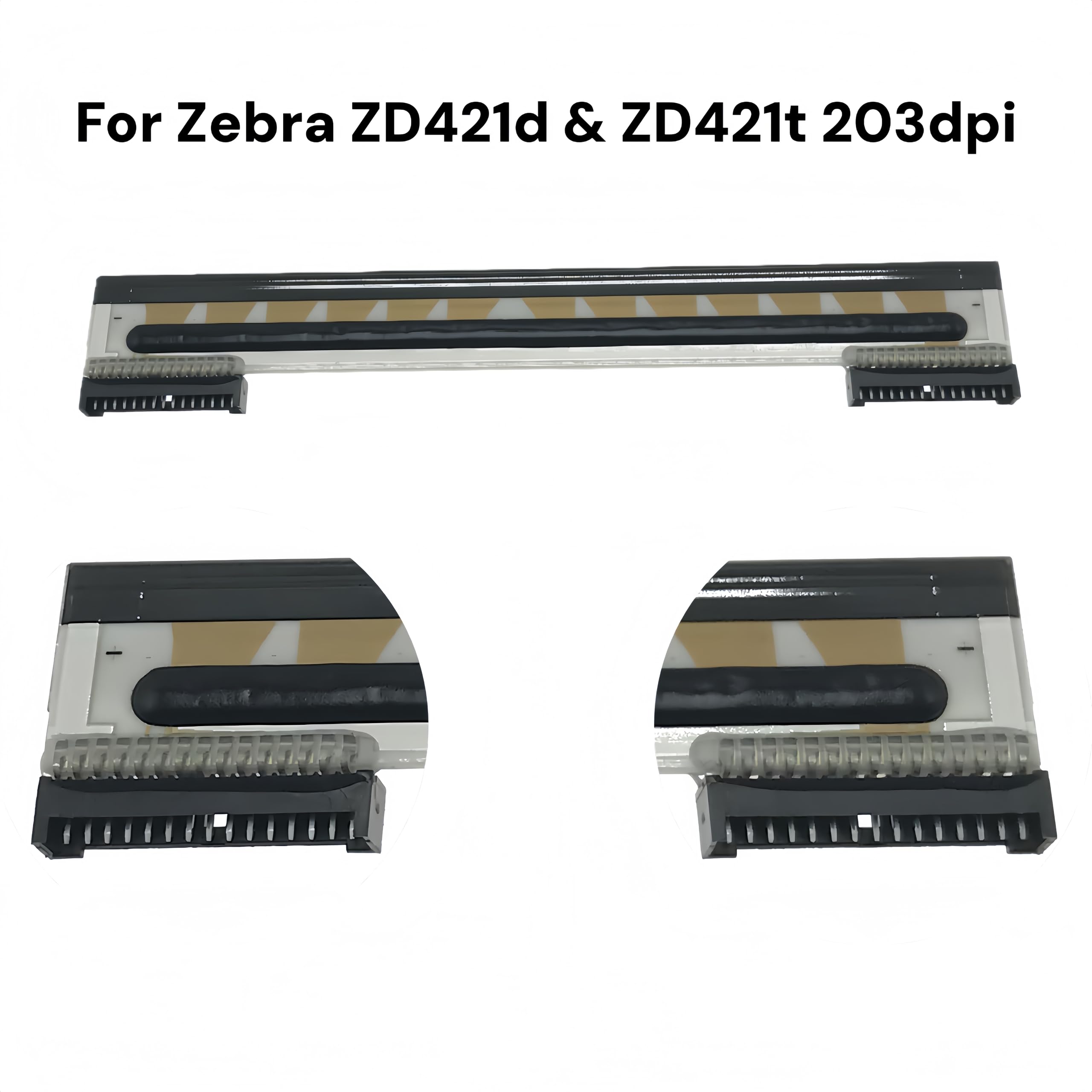 1 cabezal de impresión de transferencia térmica P1112640-218 P1112640-019 de 203 dpi, compatible con Zebra ZD421T ZD421 ZD421T-HC ZD421D