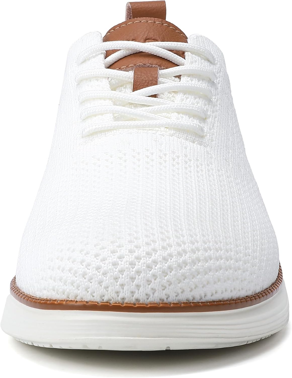 VILOCY Men's Casual Dress Sneakers Lace-Up Oxfords Business Mesh Breathable Walking Shoes Tennis Comfortable