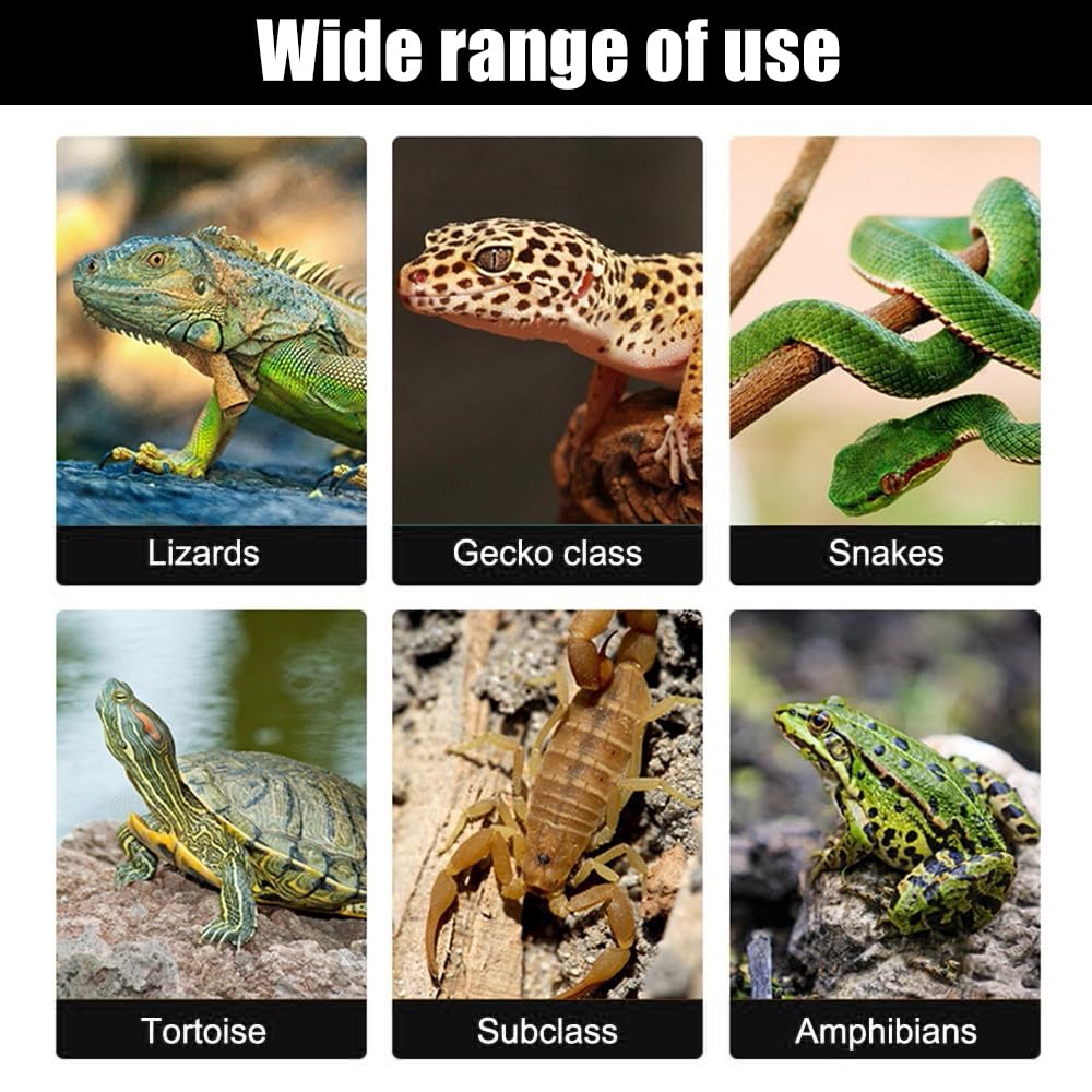 DONGKER Esterilla térmica para reptiles, USB 5 V, alfombrilla térmica para terrario, temperatura de terrario, anfibios, alfombrilla para terrario de serpientes, lagartos, ranas