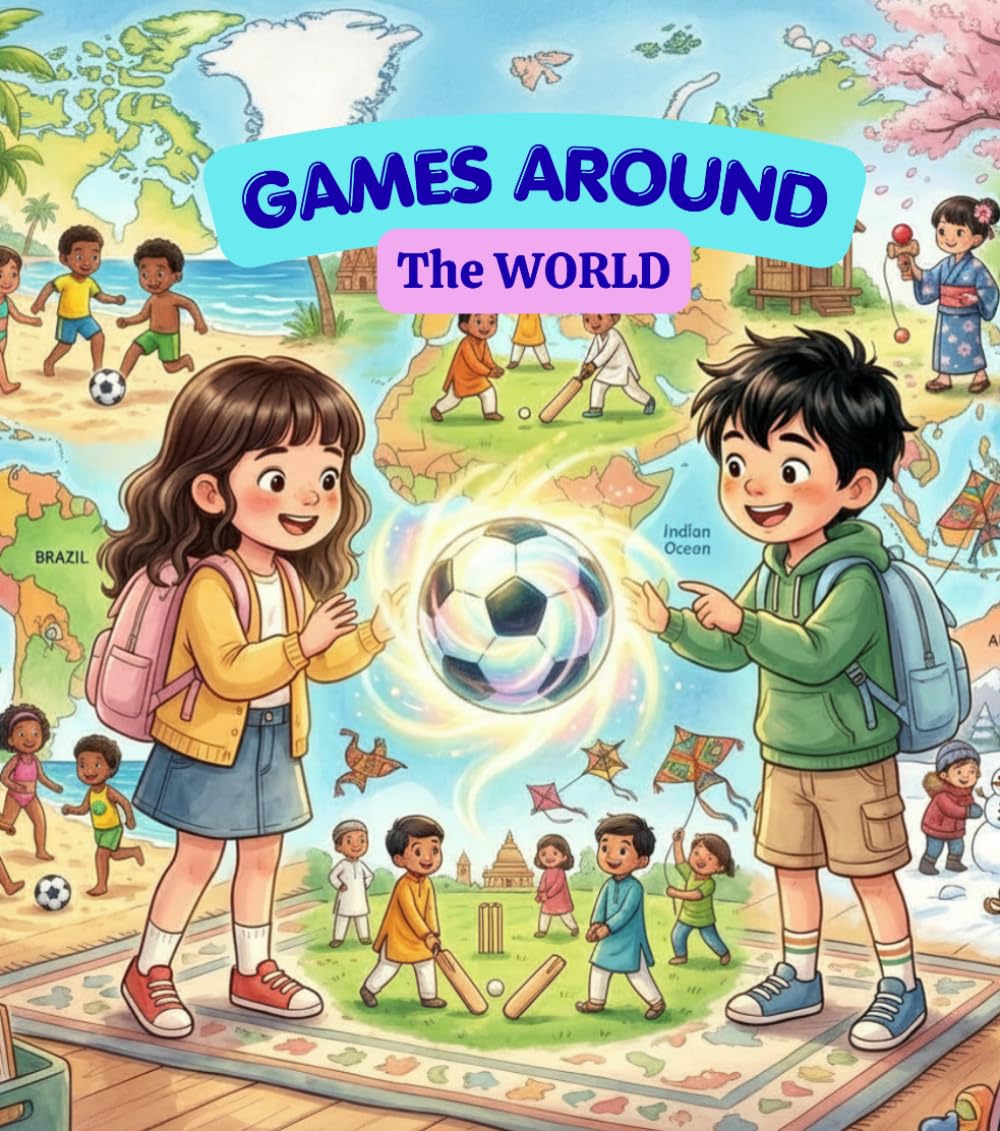 Games Around the World: Discover how children play, laugh, and make friends around the world! (Little Travelers Around the World)