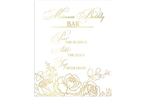 Personalized Mimosa Bar Sign for Baby Showers