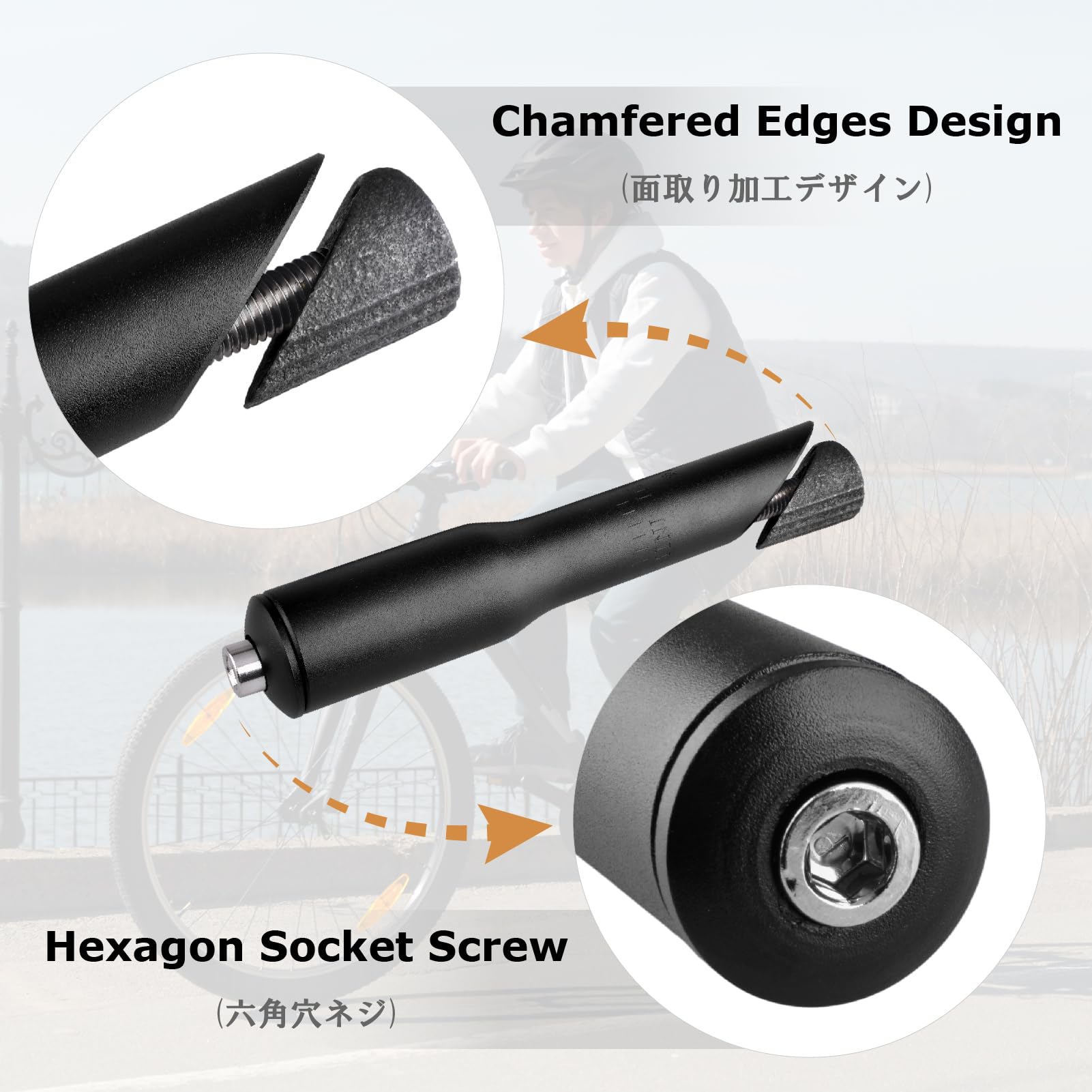 Amazon | YAPJEB 自転車 ステム アダプター エクステンダー ハンドル 
