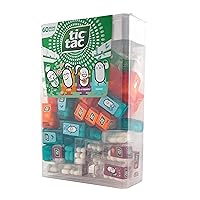 Vista 3 de Caja de TIC TAC con 60 Mini Cajas (Menta, Naranja, Menta Verde, Melocotón y Maracuyá) 234g de Tic Tac