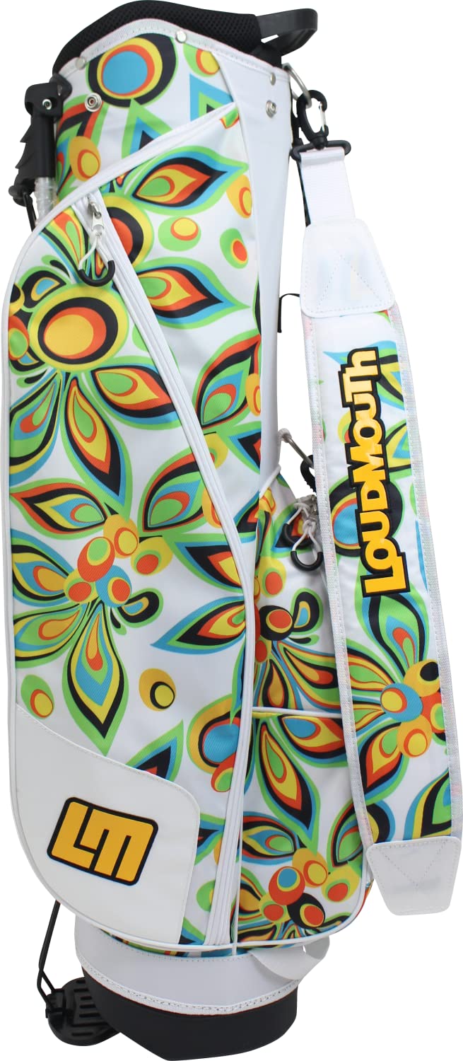ラウドマウス キャディバッグ シャガデリックホワイト LOUDMOUTH 22年
