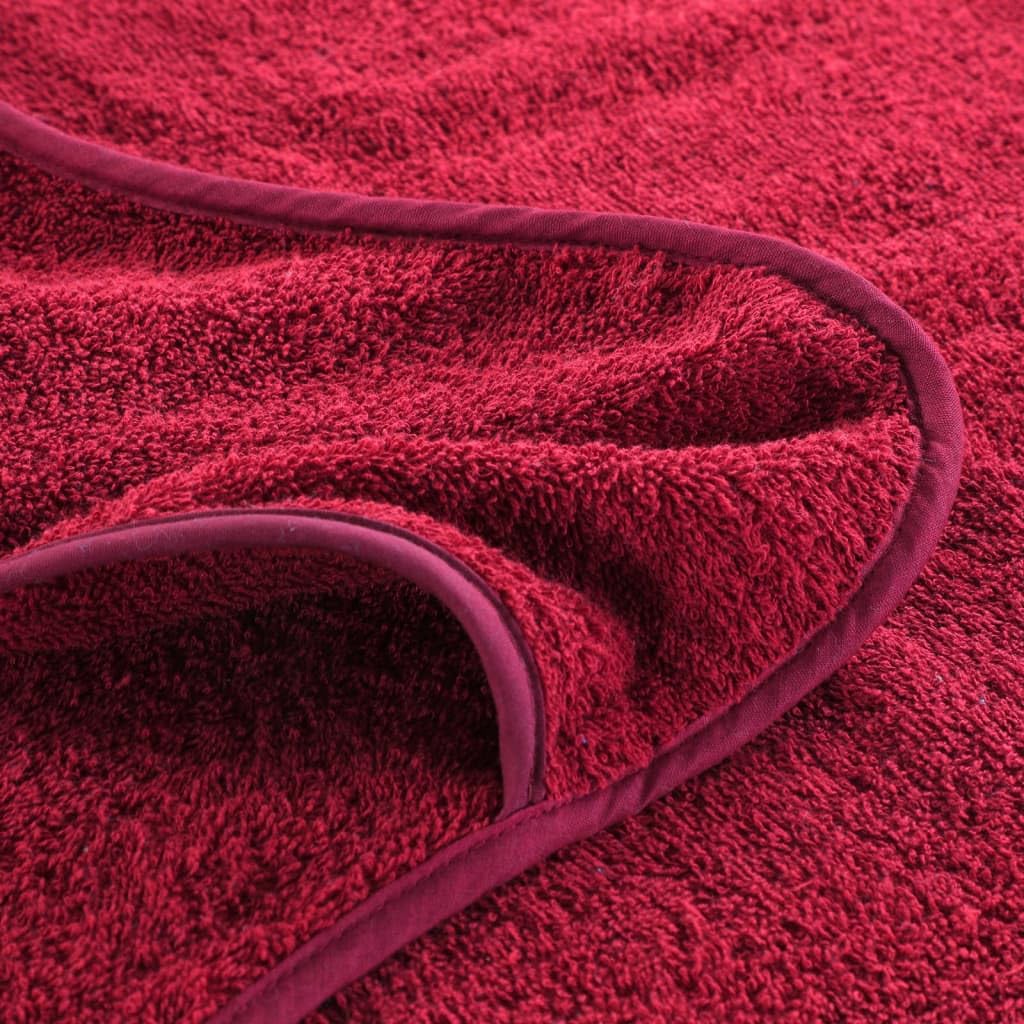 6 toallas de playa burdeos 60 x 135 cm 400 g/m², suaves y resistentes a la arena, solapa antideslizante para silla de playa, ligeras y compactas para viajes, versátiles para piscina, yoga