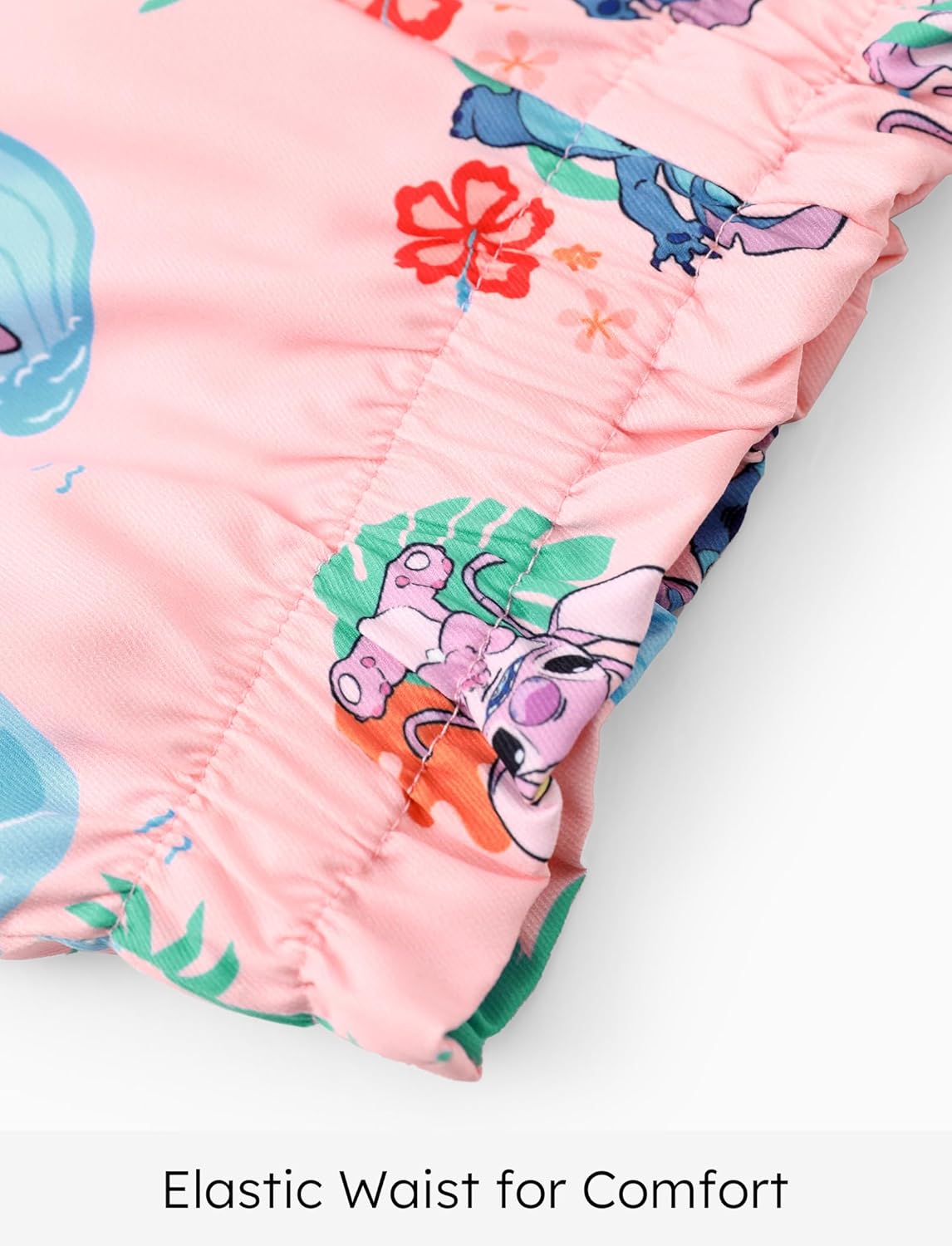 DISNEY Frozen Princess Minnie Stitch Girl Clothes Long Sleeve Knot Front Sweatshirt Flare Pants Fall 2 Piece Outfit 2-9Y - Image 4