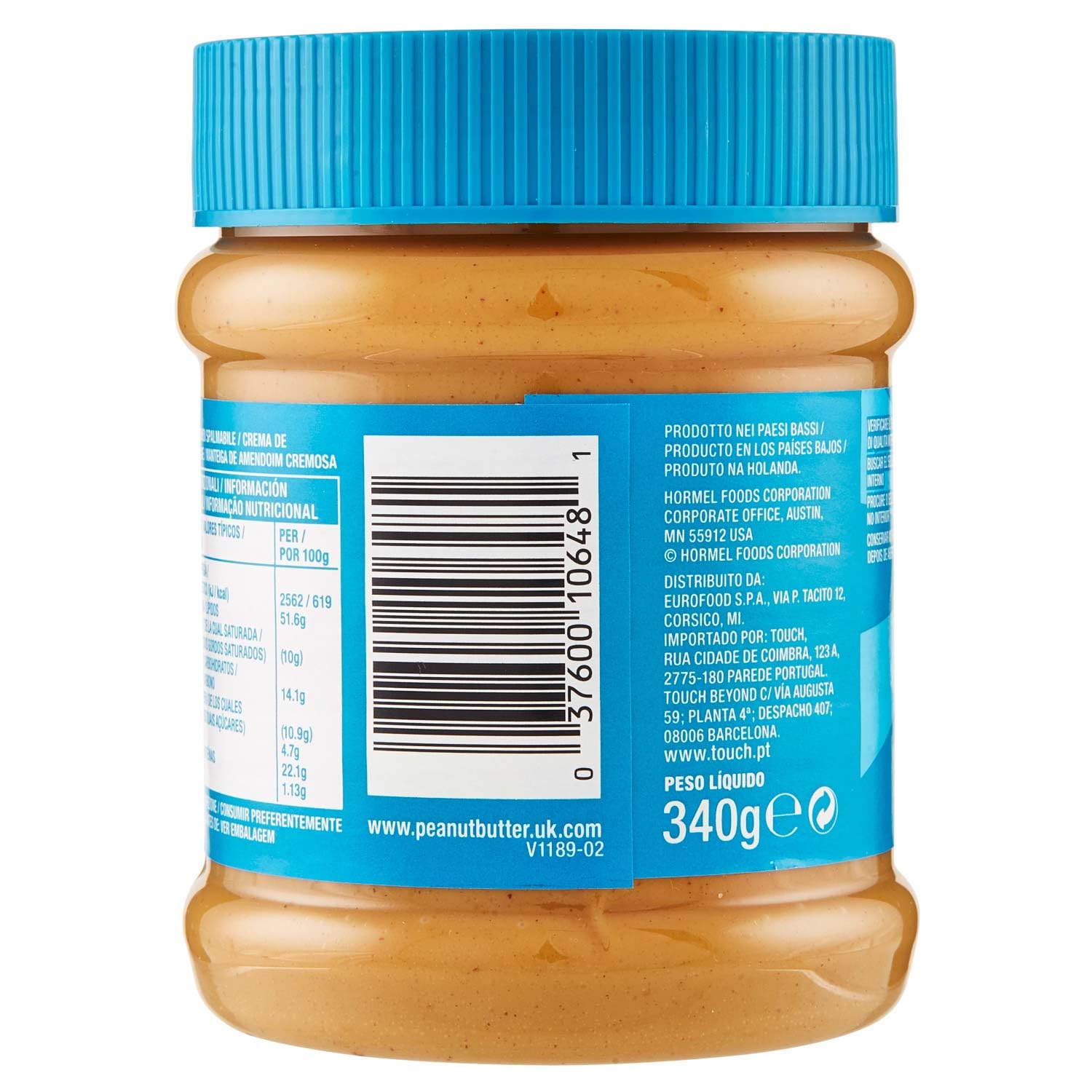 Skippy Crema de manteca de cacahuetes, 340 g