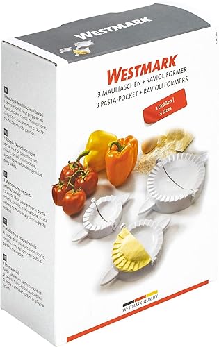 Miniatura 8 de Westmark Juego de formadores de ravioles 3 piezas, 4.7 x 4.7 x 2.0 in, color blanco