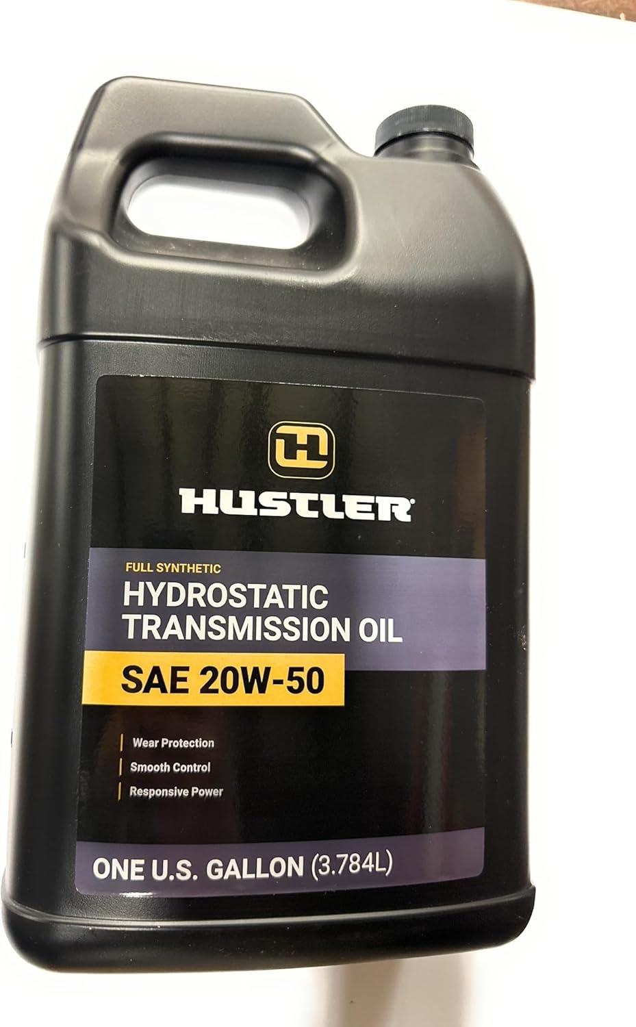 Hustler Zero Turn Lawn Mower 20w50 Full Synthetic Hydrostatic Transmission Oil (1Gallon), Clear, 606953