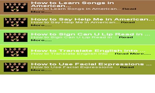 American Sign Language