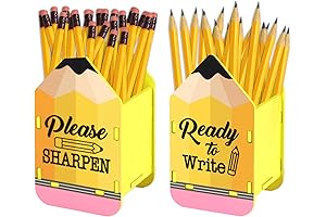 Sharp and Dull Pencil Shaped Pencil Holder Set