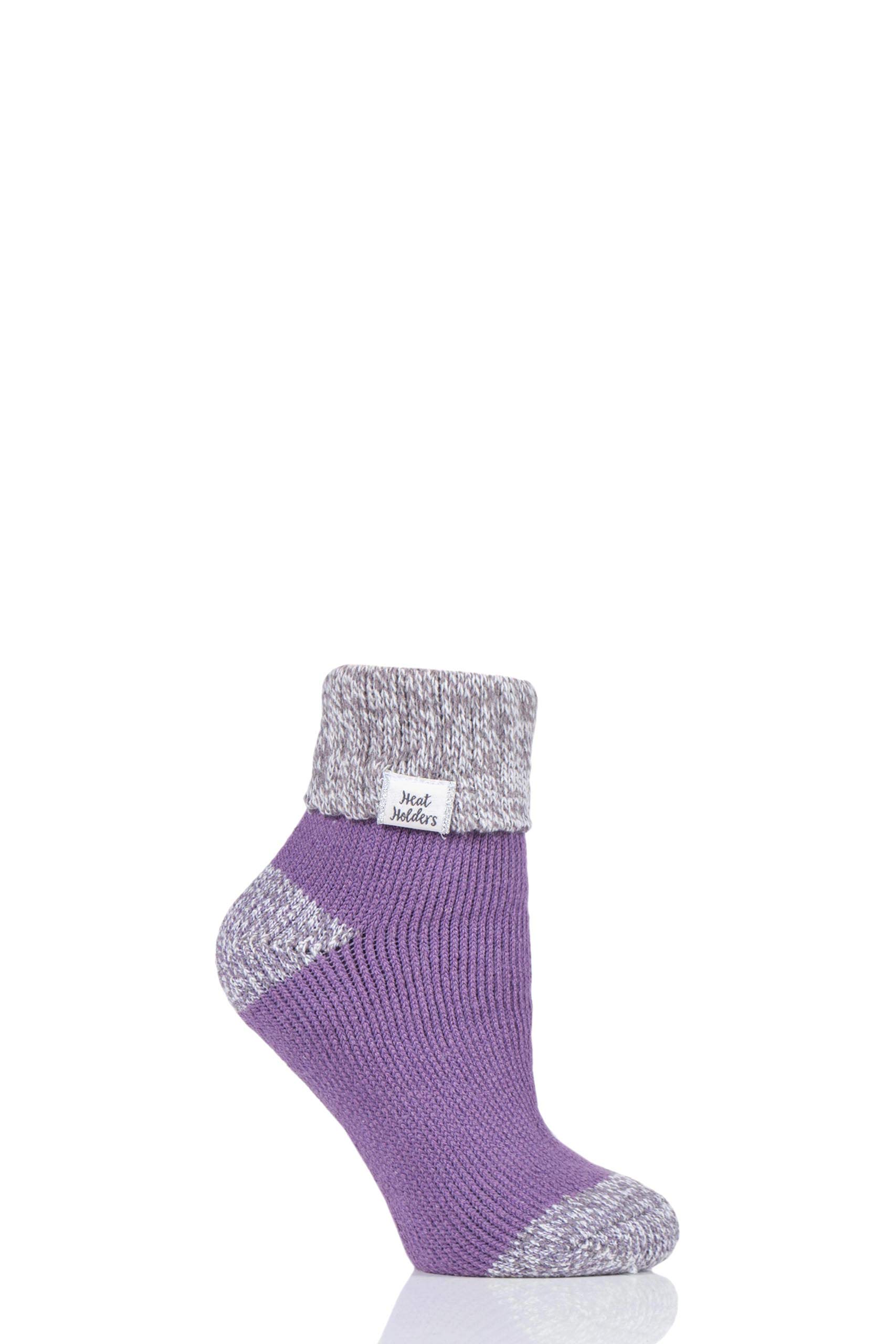 SOCKSHOP Heat Holders Women's Socks Size 4-8 Lilac