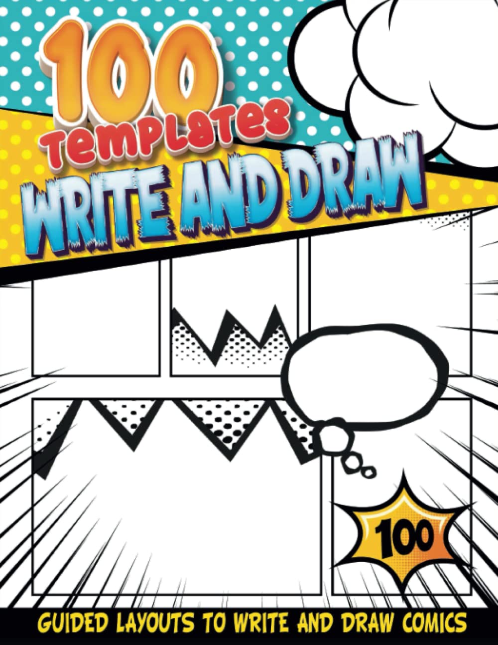 Drawing For Teens: Drawing Teen Blank Comic Book For Teaching How To Draw To Beginners