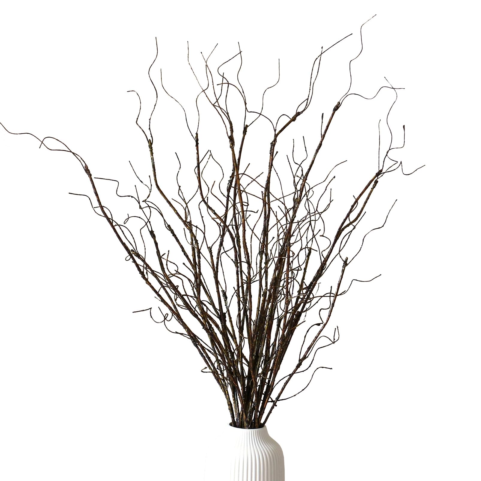 6 Rami Di Ficus Artificiali Sggvecsy – Altezza 109 Cm – Foglie Verdi In Seta E Plastica – Per Decorazione Casa, Ufficio, Matrimonio, Vasi - 2