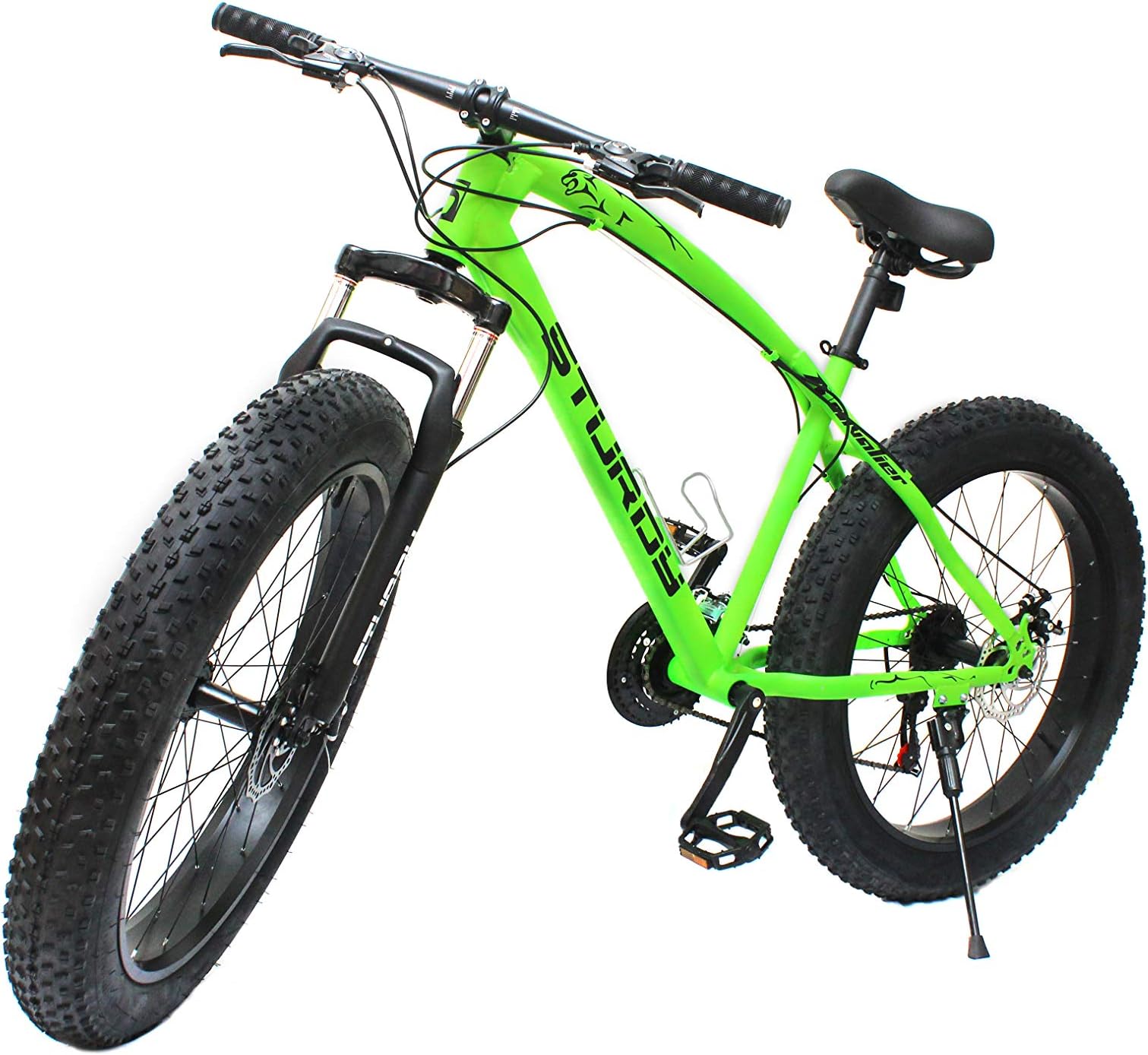 Sturdy Fat Bike with 26X4 INCH Tires (Blue) - Mountain Fat Bike