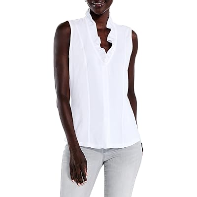 NIC+ZOE Ruffled Around Tank Top Women