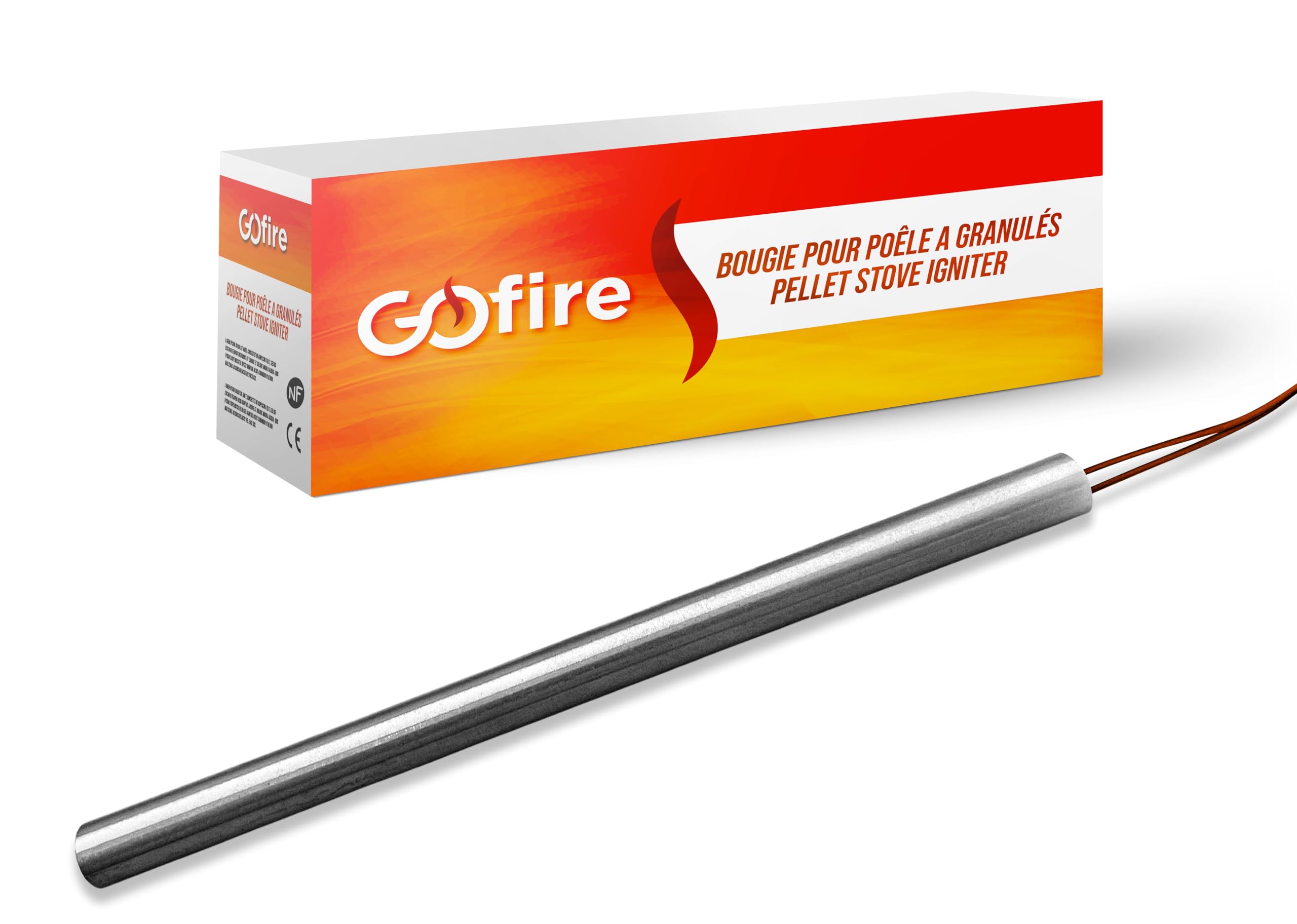 Candela Accensione Stufa A Pellet 155mm - Compatibile Con Bestove, Edilkamin, La Nordica Extraflame - 300W Con Connettori