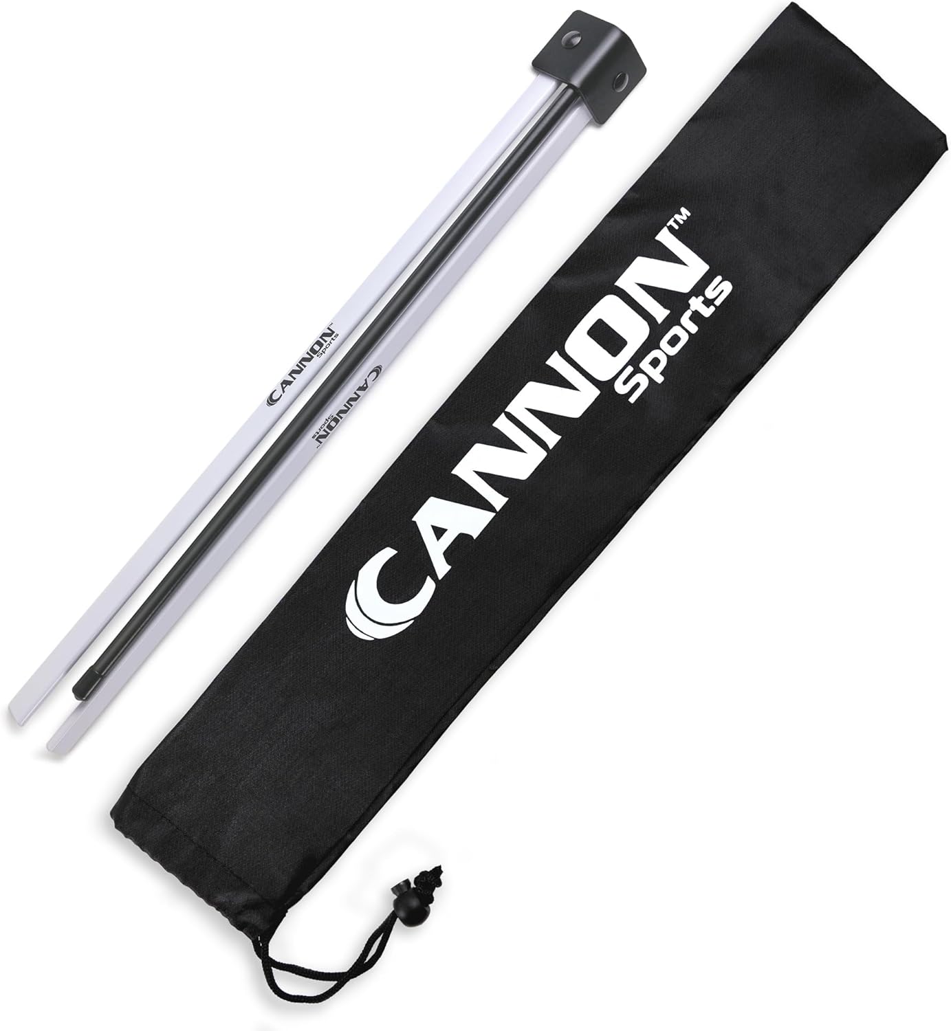 Cannon Sports Football Kicking Tee – Portable Field Goal Kicking Holder - Football Tee Compatible with All Football Sizes – Aluminum Football Kicking Stand with Carrying Bag