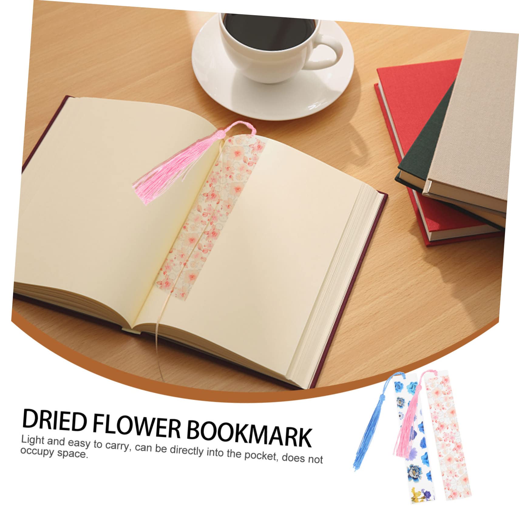 SHINEOFI 6stücke Getrocknete Blumen Lesezeichen Aus Harz Kreative Buchzeichen Mit Blumen Ästhetische Lesezeichen Für Studenten Und Leser Farbenfroh