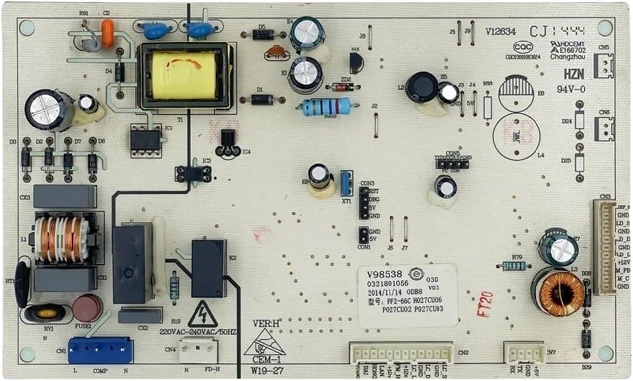 1Pcs W19-27 Circuit PCB 0321801056 Control Board for Refrigerator Fridge Motehrboard Freezer Parts