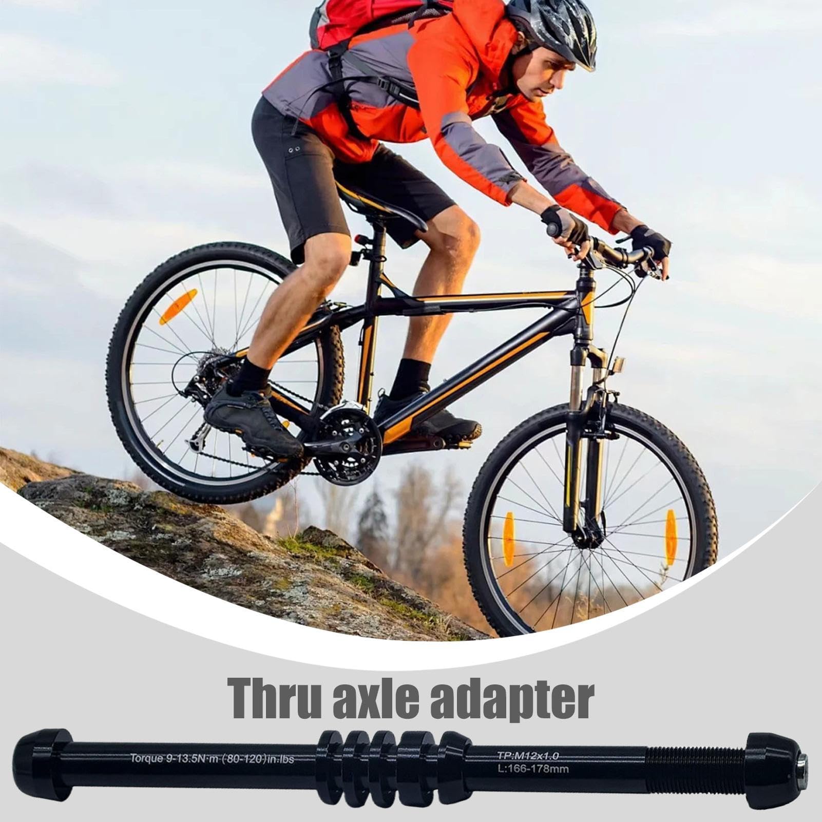 Perno Assale Passante Per Trainer Bici – Adattatore Ruota Posteriore Universale Per Rullo Da Allenamento | Asse Regolabile Compatibile E Bici Da Corsa, Accessorio Indoor Ciclismo Uomo Donna