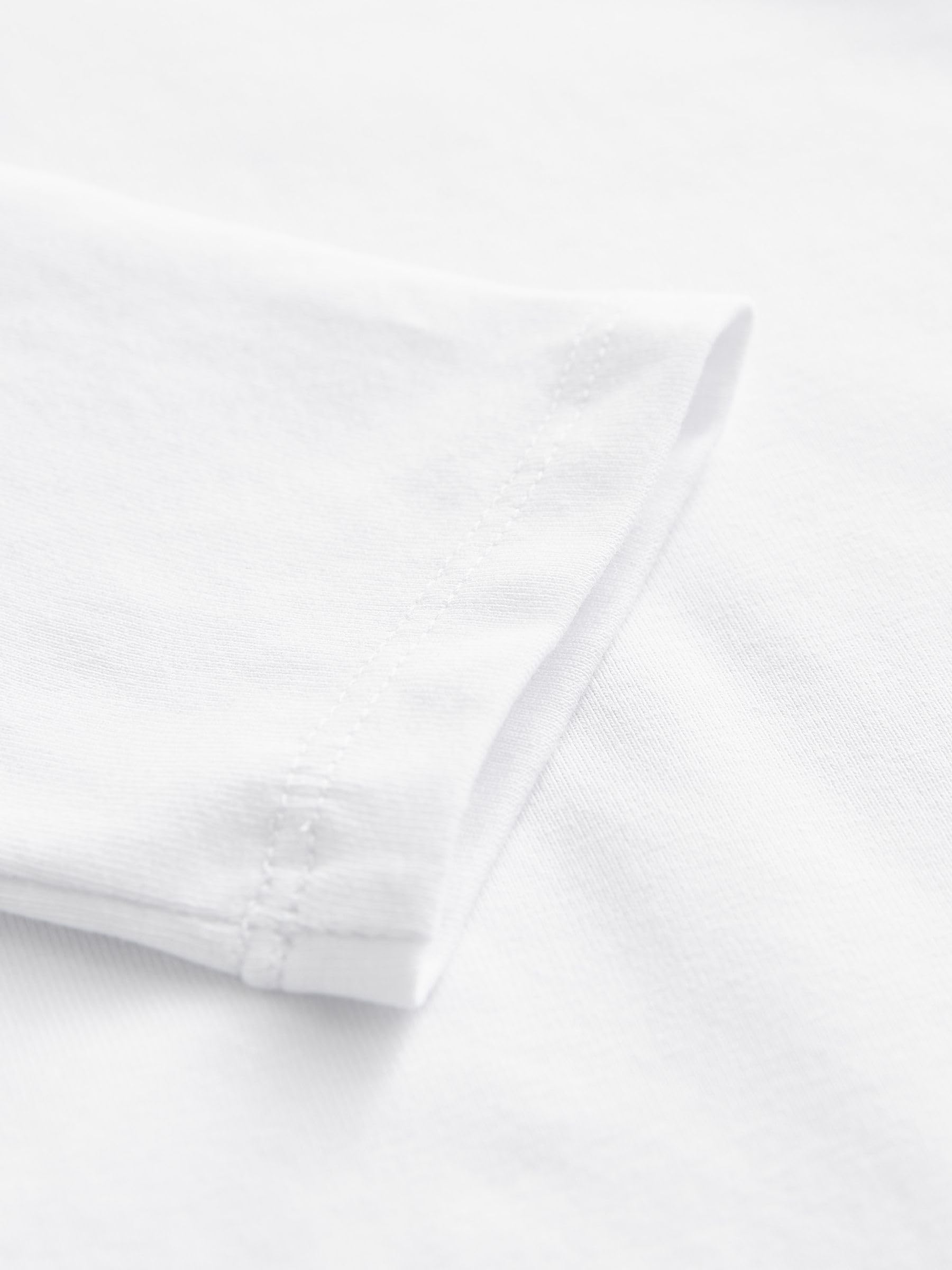 NEXT Fille Polo d'école en Coton Extensible à Manches Longues et col à Volants, Lot de 2