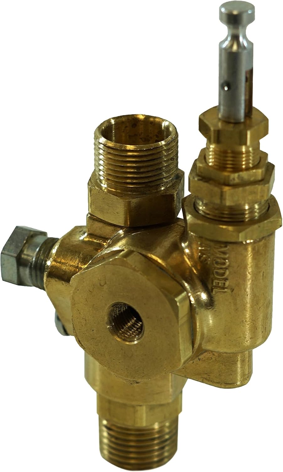 Replacement For Campbell Hausfeld ST128408AV, 5/8" Compression Top Inlet X 1/2" MNPT Outlet, Combo Unloader Pilot Check Valve, 140-175 PSI