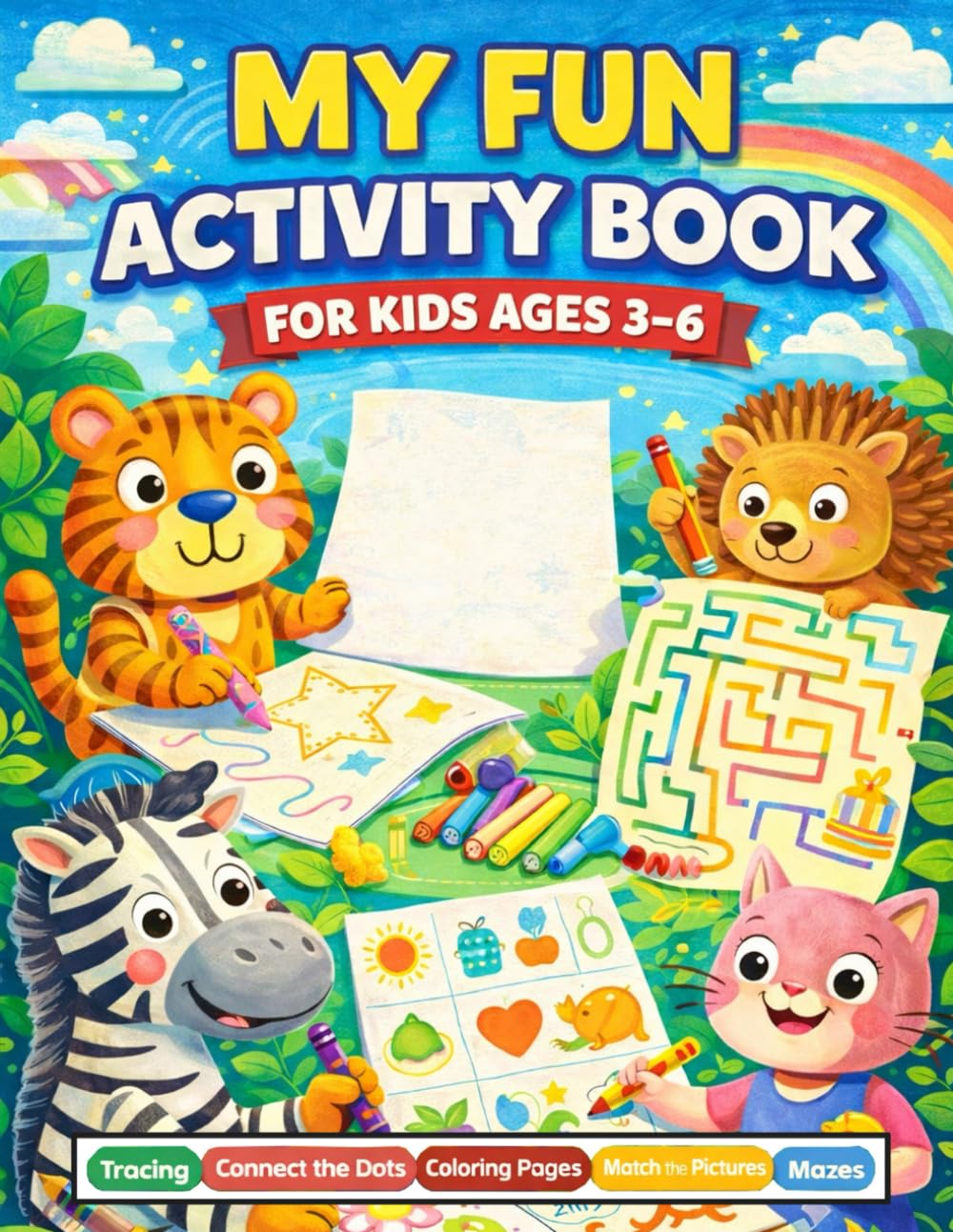 My Fun Activity Book: For Kids