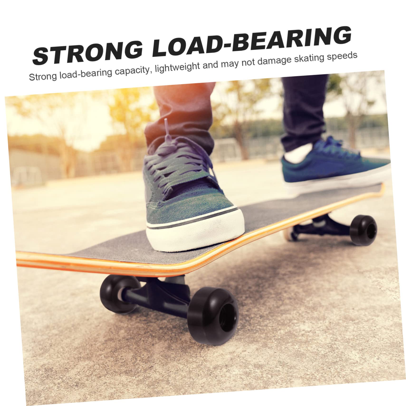 UPKOCH Kit de Pont de Skateboard Double Tilt, Ensemble Complet Noir