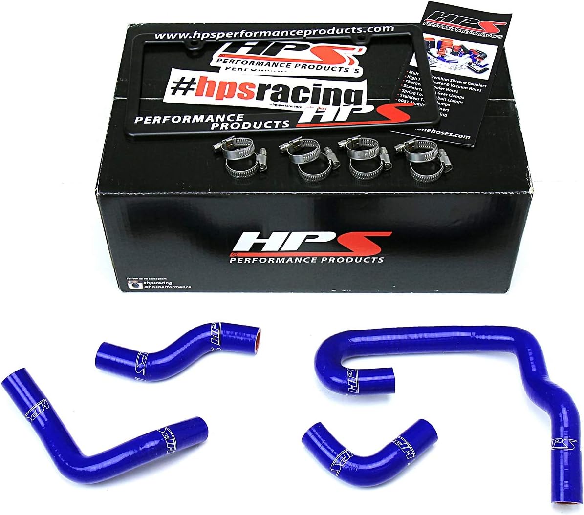 HPS 57-1323H-BLUE-2 Blue Silicone Heater Hose Kit (Coolant)