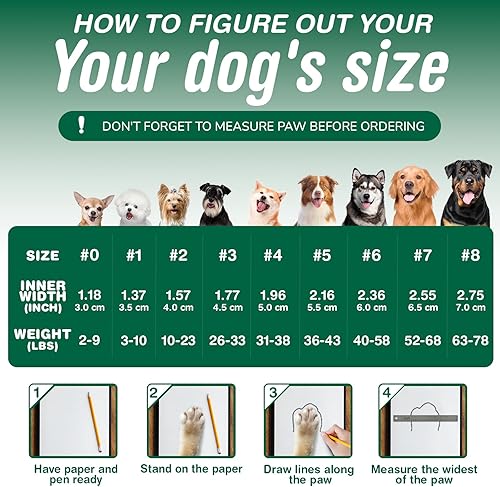 Miniatura 2 de Zapatos para perros pequeños, botas antideslizantes para perros para nieve de invierno, pavimento caliente, botines para perros y protectores de