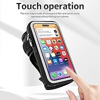 Vista 6 de Soporte de teléfono de muñeca para correr, brazaletes de antebrazo, brazalete para correr con ranura para tarjeta para iPhone Pro Max Plus