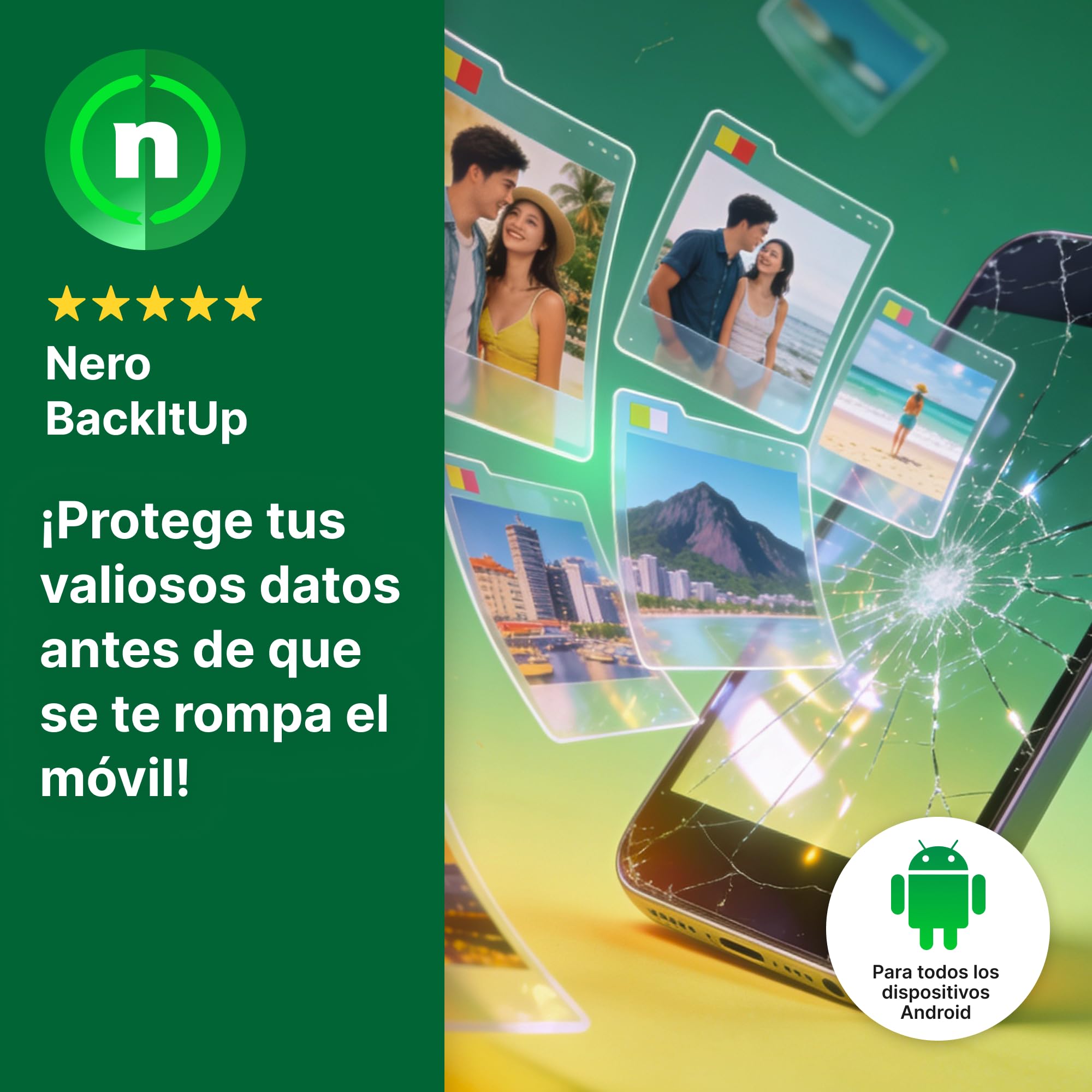 Nero Test Ganador Backup Software para Windows – Licencia Lifetime 1 PC | Auto-Backup, Copias de Seguridad en la Nube, Recuperación de Datos | Windows 11/10/8/7 | Software Key Card