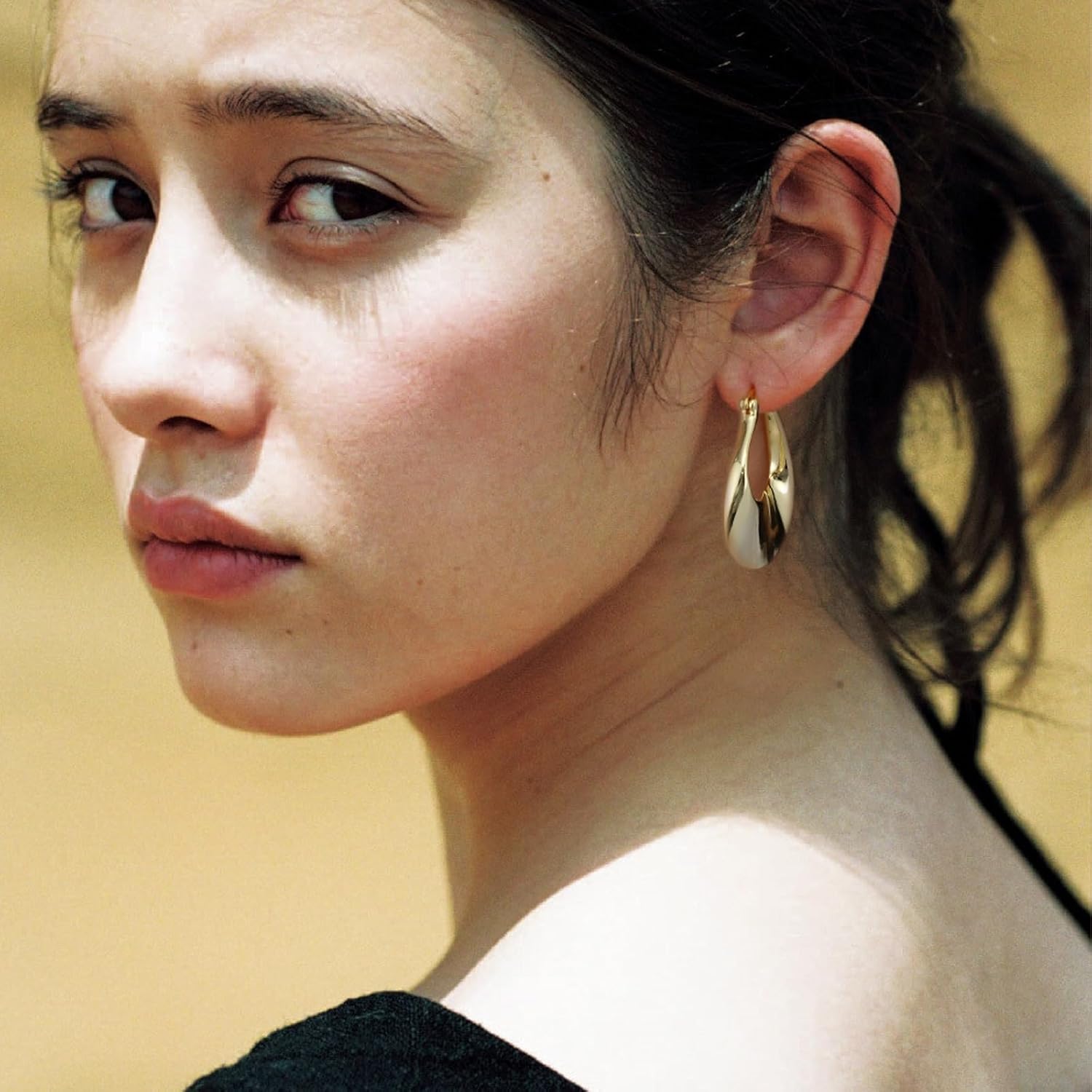 925 Sterling Silver Earrings Silver Hoop Earrings for Women Small Huggie Hoops, Lightweight Chunky Hoops, Hypoallergenic Nickel-Free Elegant Everyday Jewelry, Dainty Silver Earrings for Gifts - Image 4