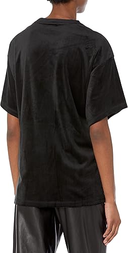 Miniatura 4 de DKNY Women's Sport Boxy Velour Short Sleeve Pullover