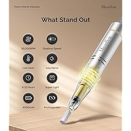 MelodySusie Entry-Level Clip-On Cordless Nail Drill, SC320F 30000RPM E-File with Pastel & Colorful Aesthetic Design for Manicure Shaping & Gel Removal, Ideal for Training, Nail Art Practice & Home Use