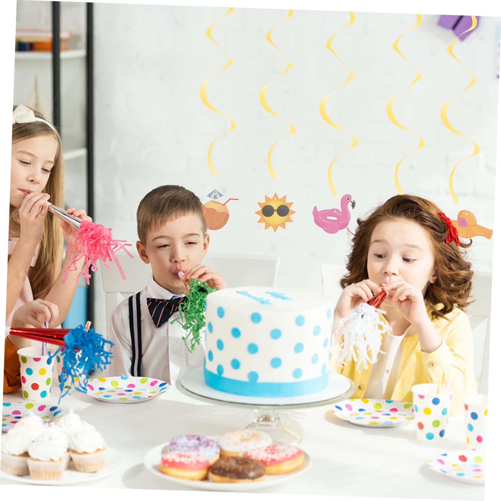 MAGICLULU 4 Set di Decorazioni per Feste Luau Decorazioni da Appendere Bomboniere per Feste in Spiaggia Bomboniere per Feste in Piscina