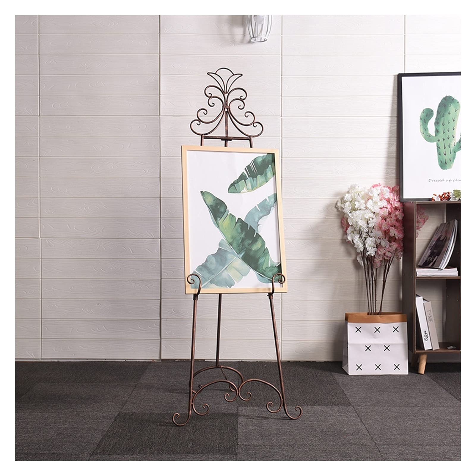 ゴールデン油絵イーゼル、スタジオ調整可能な三脚、結婚式のウェルカム写真ディスプレイスタンド、角度と高さ調整可能 (ゴールド) 楽天市場】300円OFFクーポン イーゼルスタンド 高耐久メタルイーゼル ... 