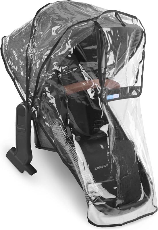 UPPAbaby RumbleSeat Rain Shield/Compatible with RumbleSeat Models 2015-2019, V2, V2+, and V3 / Waterproof and Windproof Coverage/Ventilated Design/Quick Attachment/Easy Access to Child