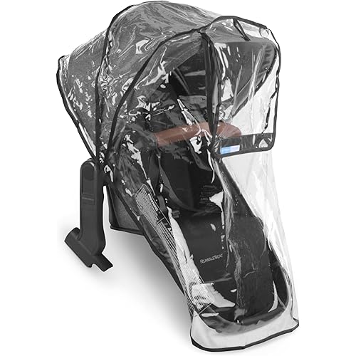 UPPAbaby RumbleSeat Rain Shield / Compatible with RumbleSeat models 2015-2019, V2, and V2+ / Waterproof and Windproof Coverage / Ventilated Design / Quick Attachment / Easy Access to Child