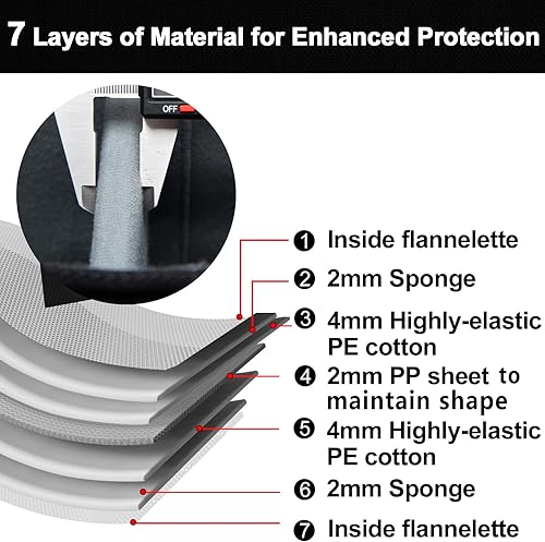 Miniatura 5 de Cwatcun Mochila profesional para cámara SLR DSLR sin espejo, impermeable, compatible con Sony Canon Nikon cámara y accesorios de trípode de lente (