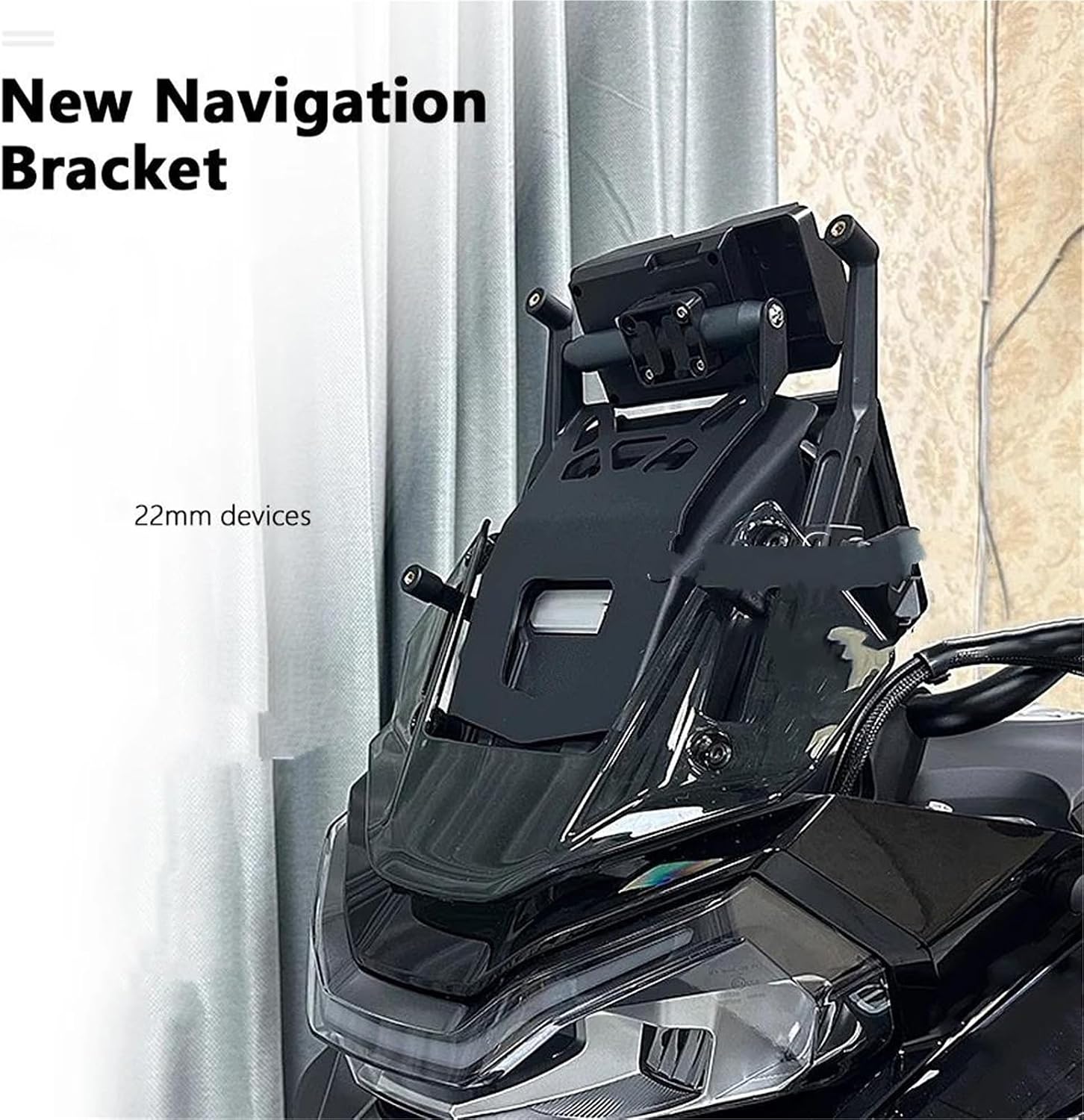Holder Navigation Bracket for CF for Moto 800 for MT for 800MT for 800mt 22mm Windshield Stand Holder Navigation Bracket Mobile Phone Holder(Navigation Bracket)