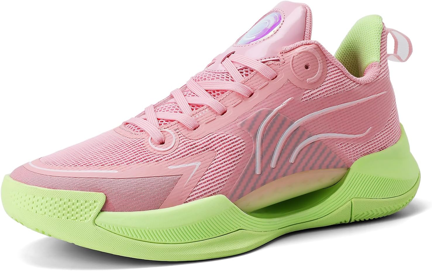 pink bball shoes