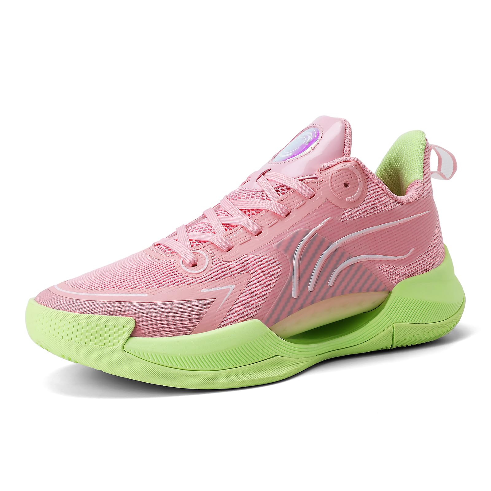 Bacury Women Basketball Shoes Fashion Athletic Sneakers Unisex Outdoor Sport Shoes Lightweight Volleyball Shoes Non Slip Basketball Shoe